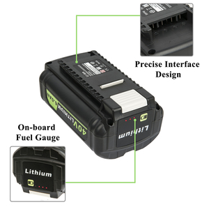 Batería Recargable de Repuesto de 40V para Ryo OP4040 3000mAh 4000mah 5000mAh Compatible con Herramientas y Cargadores Originales - Product Image 2