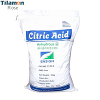 Acide citrique anhydre haute pureté 98% de qualité alimentaire biologique pour les aliments et les boissons