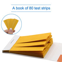 80 bandelettes/paquet professionnel PH 1-14 bandelettes de testeur de papier de tournesol eau cosmétiques bande de Test d'acidité du sol outil de Test de papier