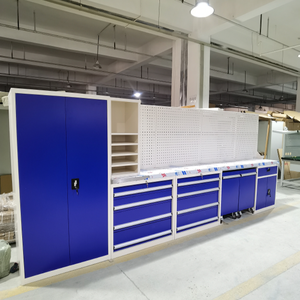 Banco da Lavoro Modulare Resistente in Metallo Acciaio 2026 per Officina Meccanica Attrezzatura Officina Riparazione Auto - Product Image 6