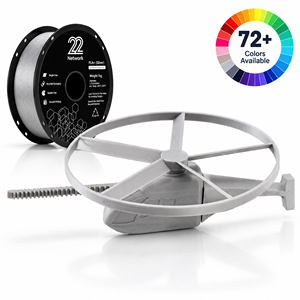 Juguete Lanzador de Helicóptero Mecánico Gris Impreso en 3D Personalizado - Product Image 1