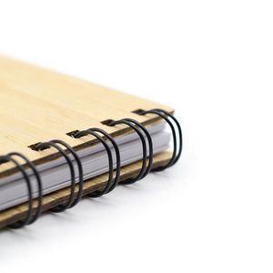 High Quality Environmental Friendly School Office Stationery 100% Natural Bamboo Pen and Notebook Set - Product Image 4