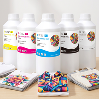 Tinta Dtg 1000ml Khusus untuk Printhead Epson I3200 Tinta Pigmen Dtg Premium untuk Pencetakan Kaos Harga Pabrik Penjualan Grosir