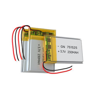 Bán buôn 751525 LiPo pin <span class=keywords><strong>3.7V</strong></span> Li-polymer pin 230mAh 751525 pin lithium polymer - Product Image 6