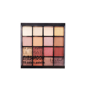 พาเลทอายแชโดว์แวววาวแบบด้าน16สีผลิตจาก laneila มีคุณภาพสูงให้ความเงางามและเคลือบสีเมทัลลิกสำหรับใช้ในชีวิตประจำวัน - Product Image 4