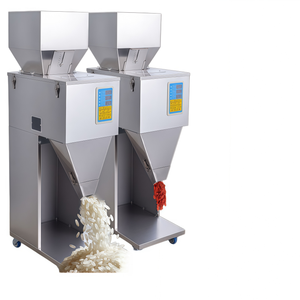 Machine de remplissage et de scellage rotative pour sauces <span class=keywords><strong>en</strong></span> granulés, avec machine d'emballage semi-automatique pour granulés et remplisseuse pondérale pour noix - Product Image 5