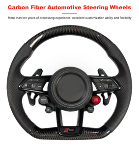 Volante in Fibra di Carbonio Personalizzato con Display LED Riscaldato per BMW G20 G30 G80 M3 M4 Performance in Alcantara - Product Image 4