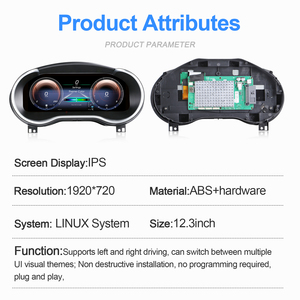Navihua Auto <b>Digital</b> Dashboard Instrument Cockpit <b>Speedometer</b> Carplay Linux System <b>for</b> Mercedes <b>for</b> Benz V Class 2016-2023 - Product Image 5