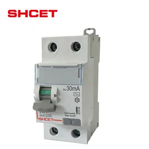 SHCET的廉价rccb型s 32amp 80a 100a 2极2p 4极elcb剩余电流断路器