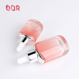 Botella de Vidrio Rosa con Gotero, Diseño Cilíndrico, para Aceites Esenciales, Suero, 15ml, 30ml, 50ml, Envases Cosméticos, Crema Facial para el Cuidado de la Piel - Product Image 6