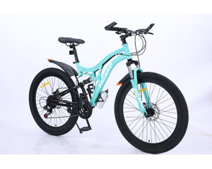 Vélo de montagne tout-terrain 26 pouces, selle confortable, frein à disque, suspension intégrale standard, vente en gros d'usine, prix abordable - Product Image 6