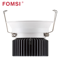 FOMSl 7W-35W LED encastré Downlight Anti-éblouissement rond en aluminium COB projecteurs dissimulé plafonnier pour éclairage intérieur