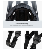 Casque intégré BATFOX LA302-102, portable, pour VTT, cross-country, skateboard, compétition, vélo, PC+EPS
