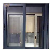 Ventanas Corredizas de Doble Acristalamiento con Aislamiento Térmico de Aluminio de Alta Eficiencia Energética, con Malla de Acero Inoxidable y Protección Contra Huracanes