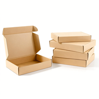 Boîte en carton ondulé rigide multi-tailles personnalisée en papier kraft pour emballage de cosmétiques, cadeaux, électronique, vente en gros, haute qualité