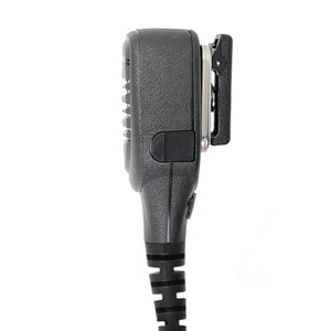 PMMN4024 Black Walkie Talkie Shoulder <b>Microphone</b> Remote <b>Speaker</b> Mic 3.5mm Wired Audio Accessory for Communication - Product Image 5