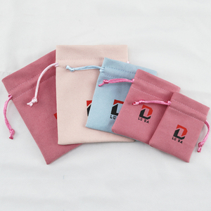 Bolsa de Joyería con Cordón de Microfibra y Gamuza, Impresa con Logotipo Personalizado, Bolsa de Regalo Elegante y Económica para Exhibición de Joyería - Product Image 4