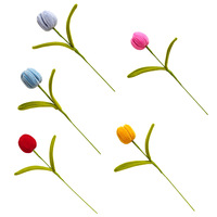 Kunstmatige simulatiebloem Tulp Pluche bloem Gedraaide staaf Eindproduct Woondecoratie Fotografie rekwisiet