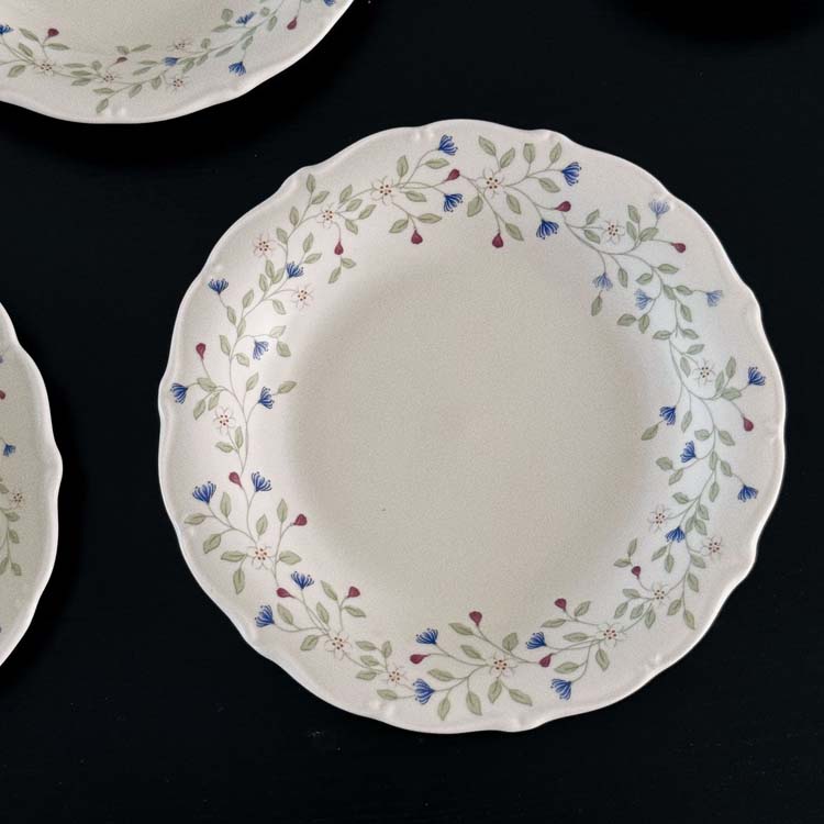 8 inch plate Blue