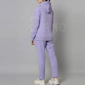 Venta al por mayor de chándales de algodón y poliéster para mujer, chándales de secado rápido, chándales de manga larga para mujer - Product Image 4