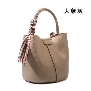 Sac seau élégant à fermeture éclair horizontale carrée, plusieurs compartiments, sac à main tendance pour femme, toutes saisons - Product Image 2