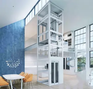 Jaminan kualitas 2-5 lantai Lift tangga perumahan Villa kustom untuk rumah