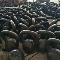 Kettlebell en fonte 4-32 kg pour musculation et entraînement de force à domicile