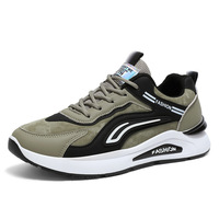 Chaussures décontractées imperméables en cuir pour hommes, résistantes à l'usure, baskets de course antidérapantes, nouvelles chaussures basses polyvalentes et tendance