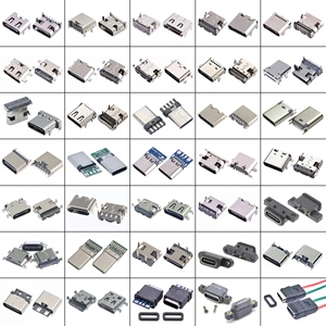 35 Modelos de Conector <span class=keywords><strong>USB</strong></span> Tipo C de 4, 6, 8, <span class=keywords><strong>12</strong></span> y 24 Pines, Conector Hembra <span class=keywords><strong>USB</strong></span> 3.1 Tipo C para Diseño de PCB, Puerto de Alimentación, Base de Conexión, Alta Corriente - Product Image 3