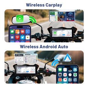 Giá rẻ <span class=keywords><strong>GPS</strong></span> GSM xe xe gắn máy Tracker Moto Carplay Android 14 Màn hình 7 inch chi phí thấp <span class=keywords><strong>Navigator</strong></span> - Product Image 4
