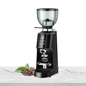 Macchina elettrica per macinare il chicco di caffè Espresso in acciaio inossidabile con lama regolabile a 100 piani - Product Image 1