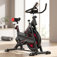 Spin Bike Aufrechtes Trainingsfahrrad 150kg Tragkraft für Heimfitness und Kardiotraining