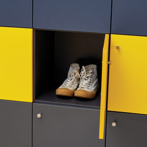 Korean 6-Person Modern Design All-Color Wooden <b>Frame</b> Shoe Locker Durable Anti-Scratch Coating for Entryway Gym Made in Korea - Product Image 6