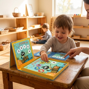Juego <span class=keywords><strong>de</strong></span> lógica <span class=keywords><strong>de</strong></span> papel <span class=keywords><strong>Fisher</strong></span> Cat personalizado al por mayor, rompecabezas Montessori <span class=keywords><strong>de</strong></span> animales marinos, juego <span class=keywords><strong>de</strong></span> emparejamiento para niños, juguete educativo temprano <span class=keywords><strong>de</strong></span> lógica OEM - Product Image 4