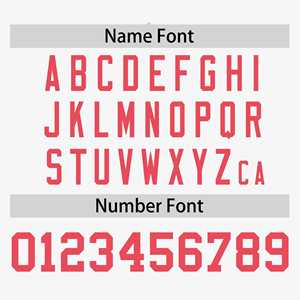 Camiseta de Softbol Personalizada con Rayas Rojas y Azul Agua, Mangas Raglán, Dos Botones, Auténtica y a la Moda - Product Image 4