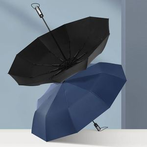 Paraguas Plegable Automático Grande de Fábrica BSCI, 10 Varillas, Regalo Empresarial, Resistente al Viento, Reforzado, Hecho de Poliéster Duradero - Product Image 4