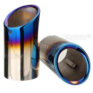 2 embouts d'échappement ronds pour voiture, tuyau de silencieux pour BMW E90 E92 E93 Série 3 325i 328i 2006 2007 2008 2009 2010, accessoires de voiture - Product Image 4