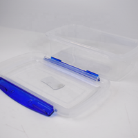 Boîtes à lunch en plastique avec un design étanche, idéales pour le stockage des aliments secs et l'organisation de la cuisine