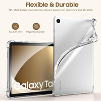Şeffaf siyah TPU Tablet Samsung kılıfı Galaxy Tab A9 artı X210/X216/X218 11 inç 2023 darbeye vaka Tpu Tablet kılıf