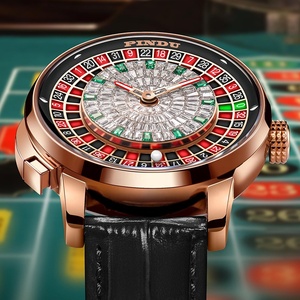 Montre mécanique pour homme Pindu 6628, marques de luxe, avec cristaux et diamants, disque rotatif, <span class=keywords><strong>Jacob</strong></span> - Product Image 3