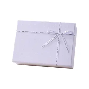 Caixa de presente para cosméticos, batom e perfume branco, caixa para presente do dia dos namorados, novidade