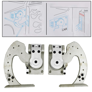 Kit Cerniere Universali per Portiere Lambo Automatiche Regolabili a 90 Gradi per Modifica <span class=keywords><strong>Auto</strong></span> - Product Image 3