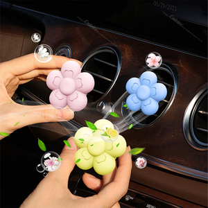 Silicone <strong>Car</strong> Air Freshener Vent <strong>Clip</strong> - BPA-Free Refillable Aromatherapy <strong>Diffuser</strong> Universal Fit for All Vehicles - Product Image 4