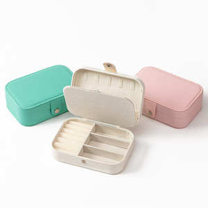 Scatola portagioie portatile elegante di lusso-organizzatore da viaggio (ordini all'ingrosso personalizzati) - Product Image 3