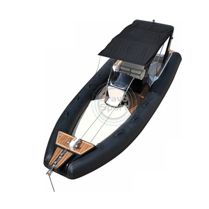 2024 Hypalon Rib Boat 860 avec console centrale <span class=keywords><strong>de</strong></span> bateau d'eau salée gonflable 9m <span class=keywords><strong>de</strong></span> profondeur v péniches <span class=keywords><strong>de</strong></span> <span class=keywords><strong>luxe</strong></span> - Product Image 2