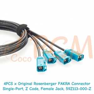 4 in 1 Rosenberger HFM Mini fasatellite Z kodu erkek fasatellite Z kodu kadın RF koaksiyel uzatma kablosu montaj uydu radyo GPS için - Product Image 4