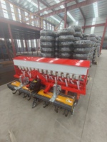 Semoir rotatif 6 rangs pour blé/riz avec boîte de vitesses et pompe, haute productivité, machine multifonctionnelle neuve avec motoculteur rotatif