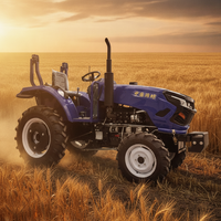 Mini tracteur à prix avantageux, 4 roues, 70 ch, 80 ch, CE EURO 5, tracteur agricole pour les États-Unis et l'Europe