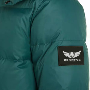 Nouveau design Veste matelassée d'hiver à manches longues coupe ajustée à capuche coupe-vent respirant style de rue fabriqué en polyester/nylon - Product Image 3