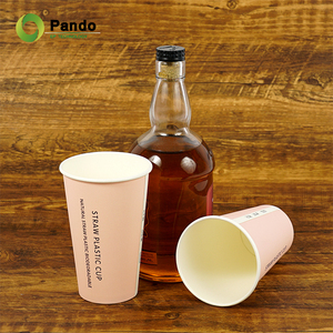 <span class=keywords><strong>Pando</strong></span> 4oz/8oz/10oz/12oz/16oz/20oz desechable logotipo personalizado impreso café Kraft doble taza de papel con tapa para bebida caliente - Product Image 2